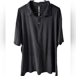 AndersonOrd Men's Black Performance Polo Shirt XXL